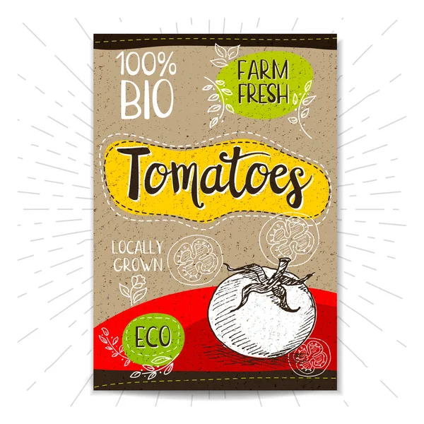 Elle çizilmiş kümesi etiketleri gıda, baharatlar.