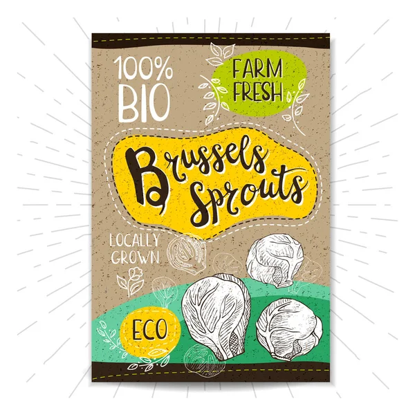 Elle çizilmiş kümesi etiketleri gıda, baharatlar.