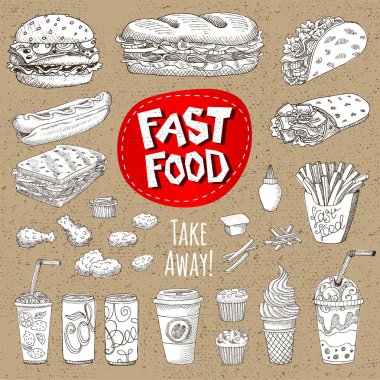 Ayarla yazı tahtası gıda üzerine çizilen renk tebeşir baharatlar.