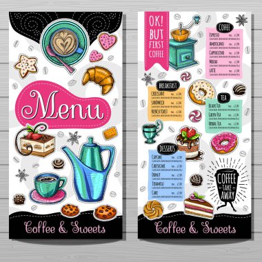 Elle çizilmiş menü