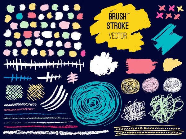 Kontur spot blod ayarlayın. Fırça, kalem, marker, tebeşir.