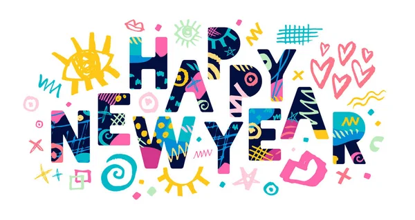 2018 mutlu yeni yıl. Tebrik kartı