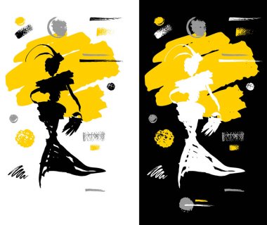 Moda poster trendy sanat tasarım