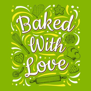 Tebeşir tahtası yazı gıda Poster Baskı