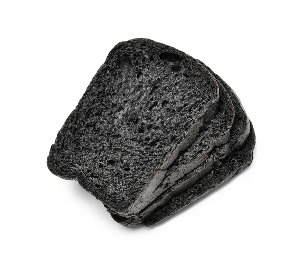 Угольный бриа. Чёрный хлеб . — стоковое фото