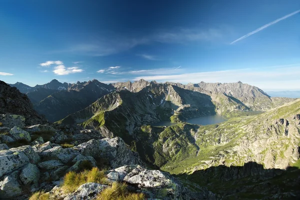 Vista panorâmica das montanhas dos Cárpatos — Fotografia de Stock