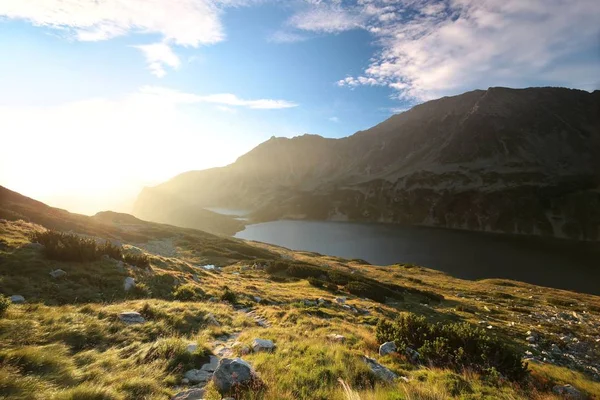 Karpaten bij zonsopgang — Stockfoto