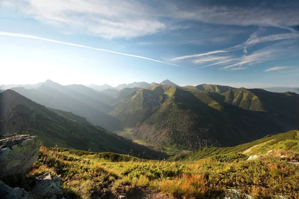 Peaks in Carpathian Mountains