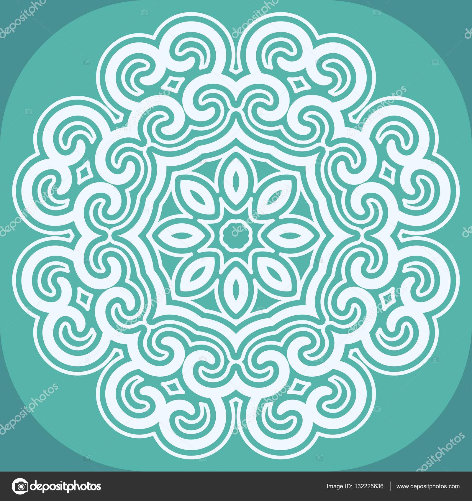 Priorità Bassa Ornamentale Di Natale Con Fiocchi Di Neve