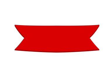 Mutlu yeni yıl ve mutlu Noeller kırmızı selamlar metin için yer ile şerit veya banner şablon boş. Basit ve düz stil vektör çizim üzerinde beyaz izole