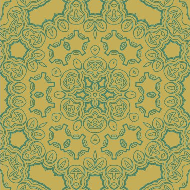 Işıklı dekoratif çerçeve ile süs arka plan yuvarlak. Düz ve basit tarzda Retro peçete tasarım