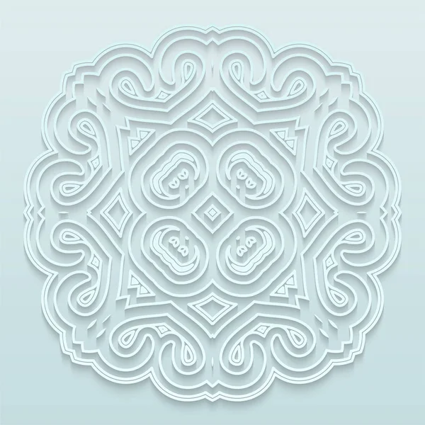 Patrón geométrico árabe para el diseño festivo de las vacaciones del Ramadán u otro arte de estilo oriental — Vector de stock