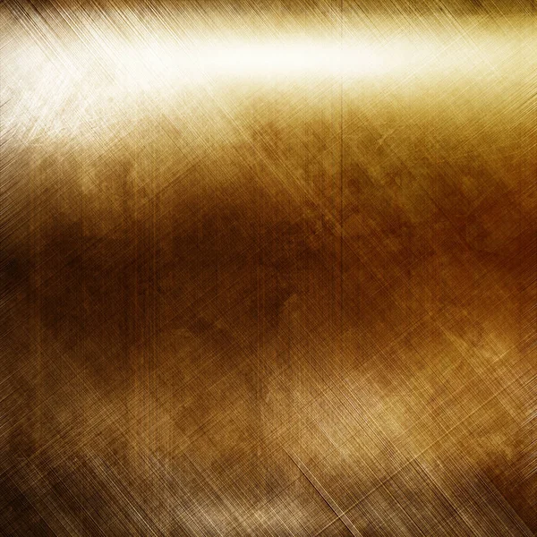 Grunge gold metal background with cracks and scratches — Stock Photo, Image