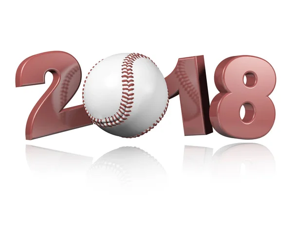 Baseball 2018 Design — Stock Fotó