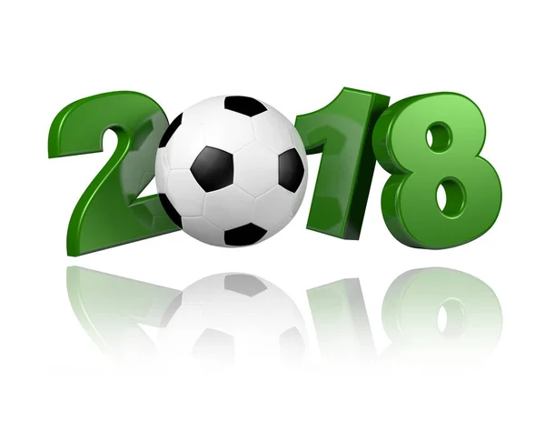 Fútbol 2018 diseño — Foto de Stock