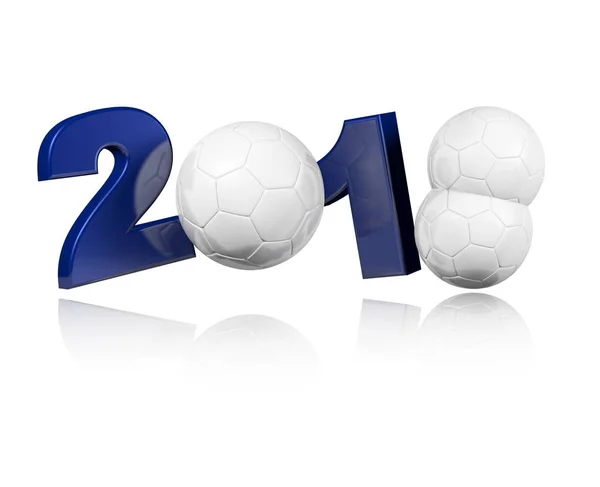 Three Handball balls 2018 Design — Stock Photo, Image