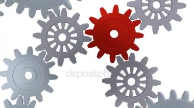 Döndürme gümüş görünümü vites kadar adım adım kırmızı olma