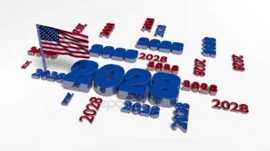 Rüzgar 2028 tasarımları ile Amerikan bayrağı 