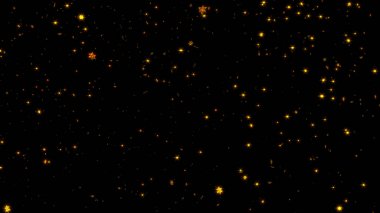 Çok keskin ve küçük altın altı şube yıldız yağmur 