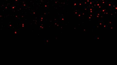 Keskin ve küçük kırmızı altı şube yıldız yağmur 