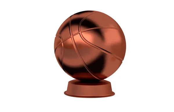Basketbol bronz kupa — Stok fotoğraf