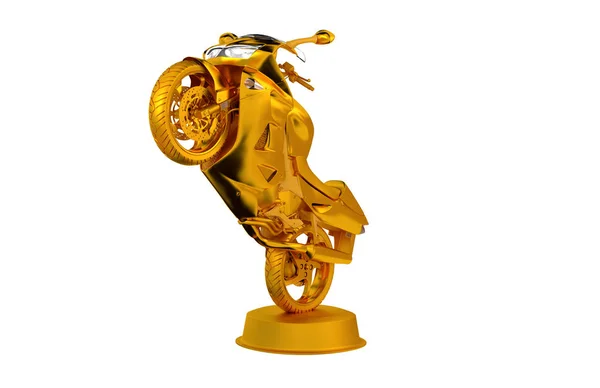 Motor Sport gouden trofee — Stockfoto