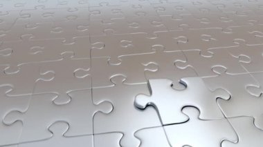 Bir gri bulmaca parça tüm diğer gri parçalar kaçış ve altın olma