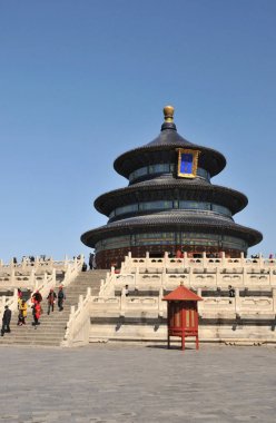 Mavi bir Sk ile Bejing cennet Tapınağı sorumlusu Kulesi