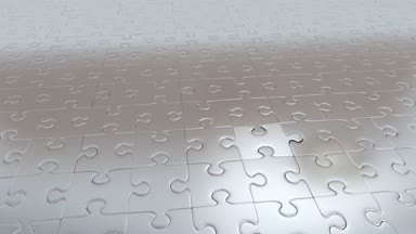 Bir gri parça Puzzle deneyin diğer gri parçalar kaçıp yeşil olmak ama dört gri parçalar tutun