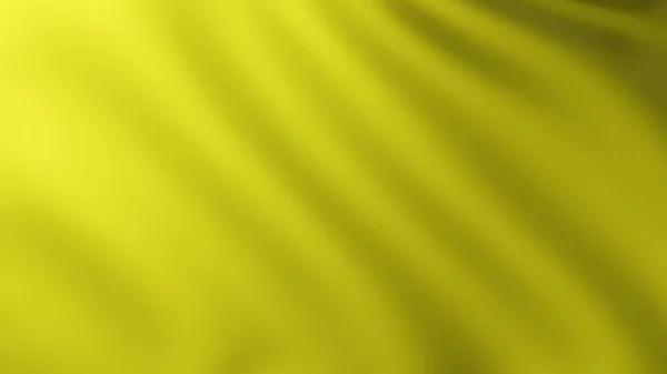 Duży Żółty Flaga Pełnoekranowe Tło Wietrze Wzorami Fal — Zdjęcie stockowe