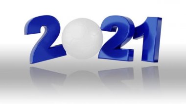 Hentbol 2021 Beyaz Arkaplanda Sonsuz Dönüşüm dizaynı