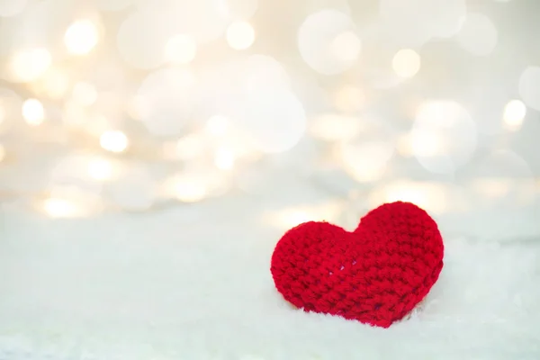 Coração vermelho e amor Dia dos Namorados . — Fotografia de Stock