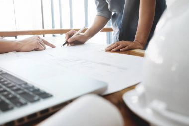 Mimari Proje ortak çalışma için Toplantı mühendisi