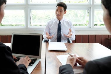 İş durumu, iş görüşme kavramı.