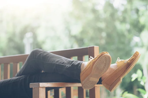 Relajación y concepto de idea al aire libre . — Foto de Stock