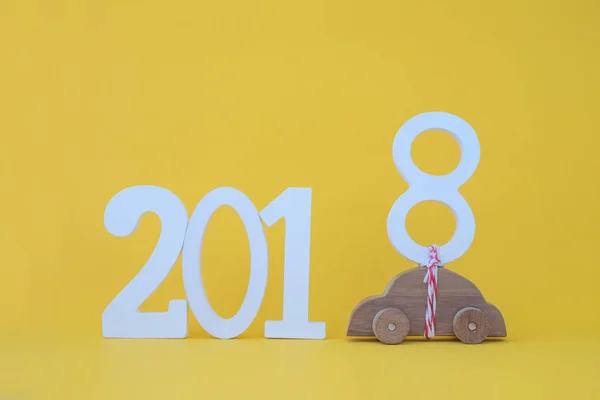 Happy New Year 2018 background idea concept. — Stock Photo, Image