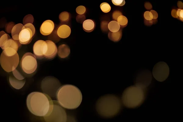 Abstrakta bokeh natt ljus bakgrund. — Stockfoto