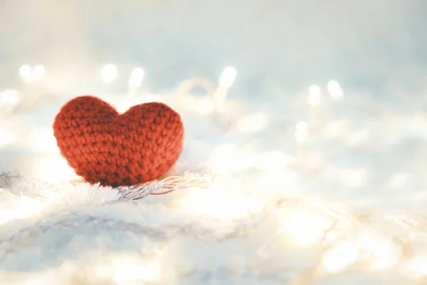 Coração vermelho amor Dia dos Namorados . — Fotografia de Stock