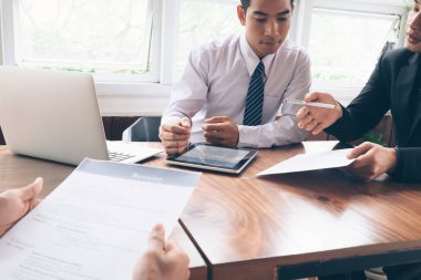 İş durumu, iş görüşme kavramı.