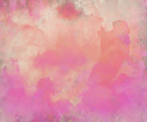 Pretty Pink Aquarela abstrato Digital Pintura fundo — Fotografia de Stock