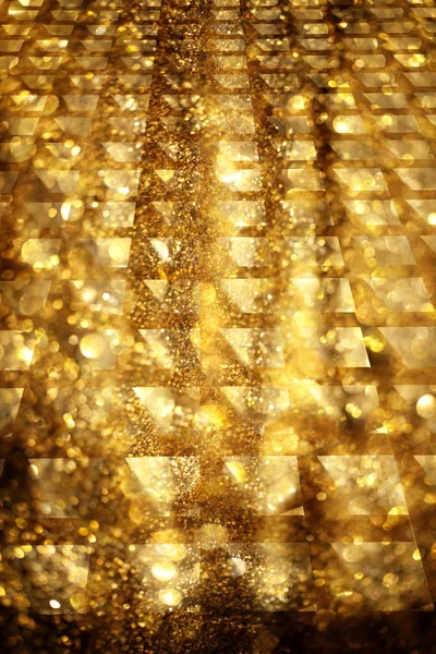 Golden Glittering Bling fél vagy karácsonyi háttér Jogdíjmentes Stock Képek