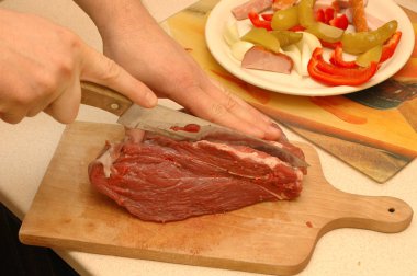 Et hazırlık et rulolar için