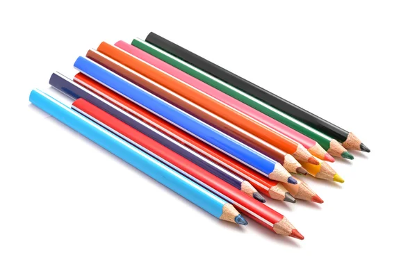 Crayons de couleur isolés — Photo