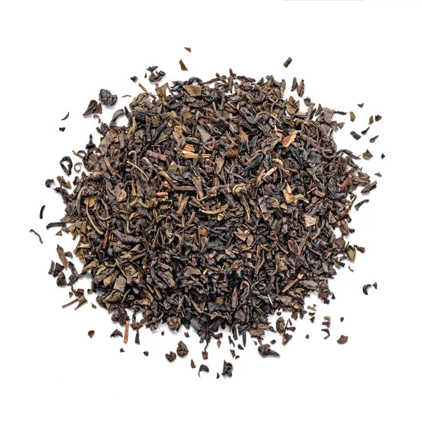 Trockener schwarzer Tee — Stockfoto