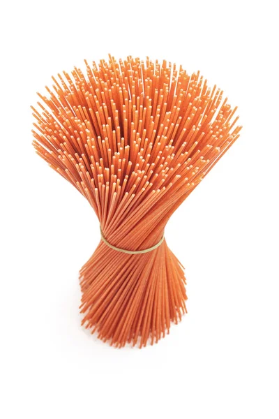 Spaghetti pasta cruda — Foto Stock