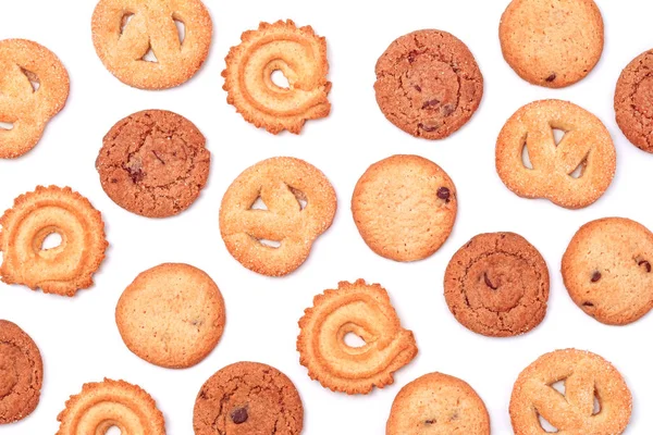 Sweet biscuits background — Stock Photo, Image