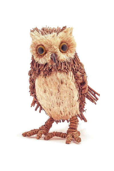 Hand made owl — Stock Photo, Image