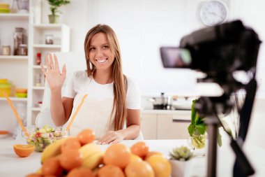 Çekici Blogger Video sizin için yapım kız