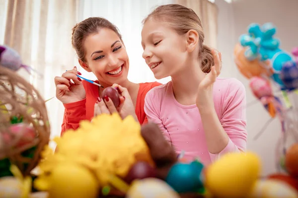 Painting Easter Eggs — Stock Photo, Image