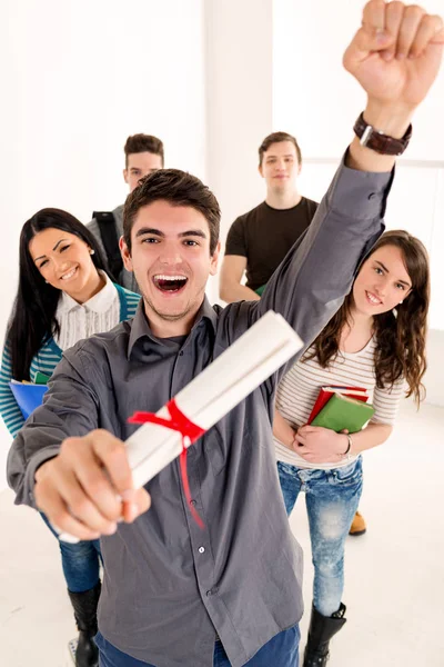 Beautiful young students — Stock Photo, Image